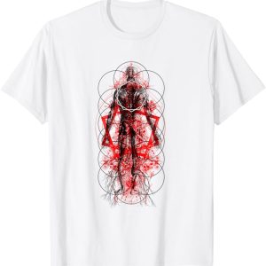 Sacred Geometry with Skeleton Shirt