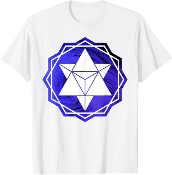 Merkaba Sacred Geometry Mandala T-Shirt